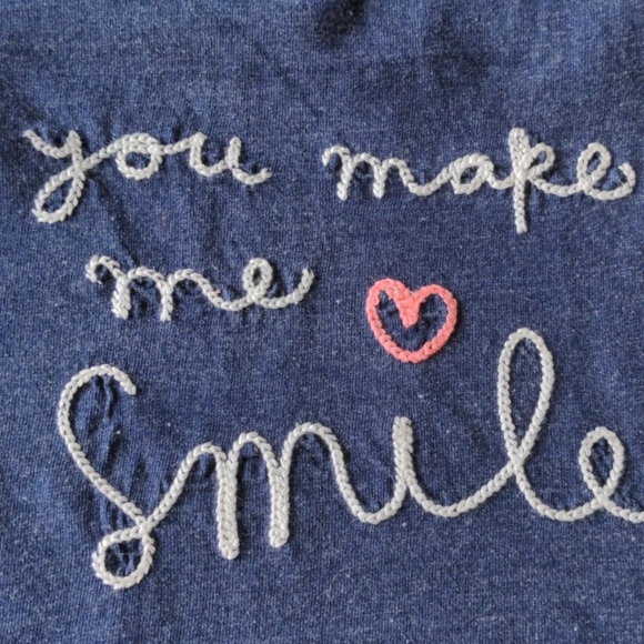 You Make Me Smile Long Sleeved Shirt * 6-12M - Picture 2 of 4